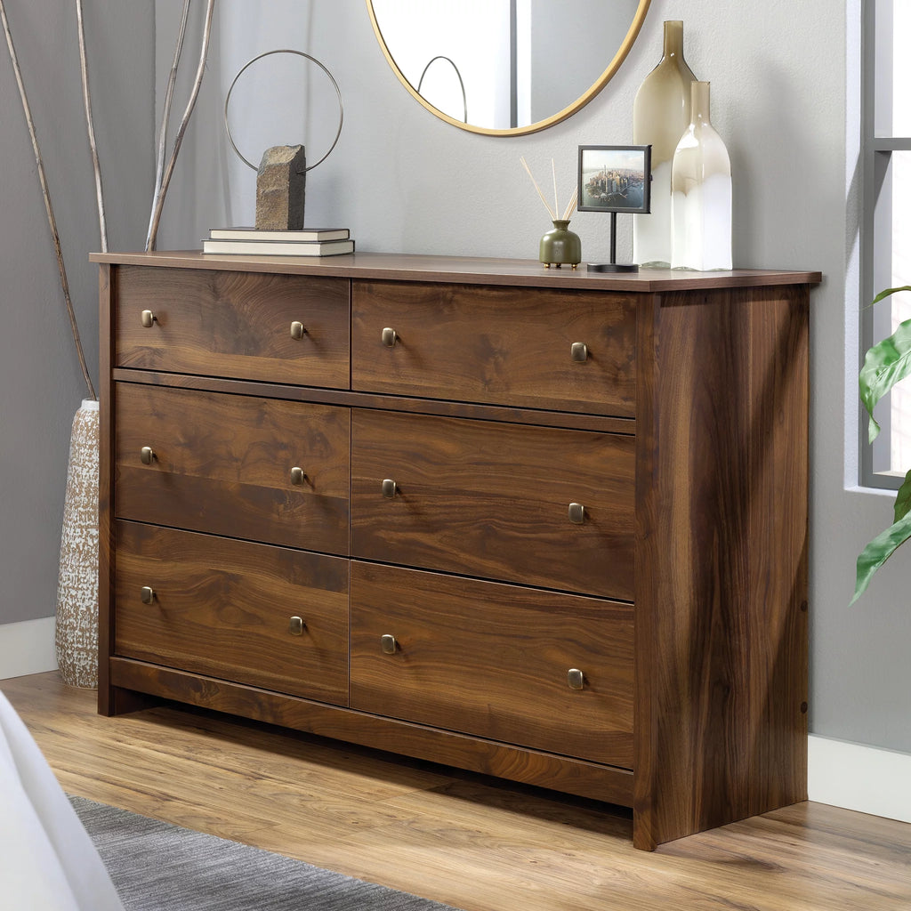 White 6 Drawer Dresser Y90627