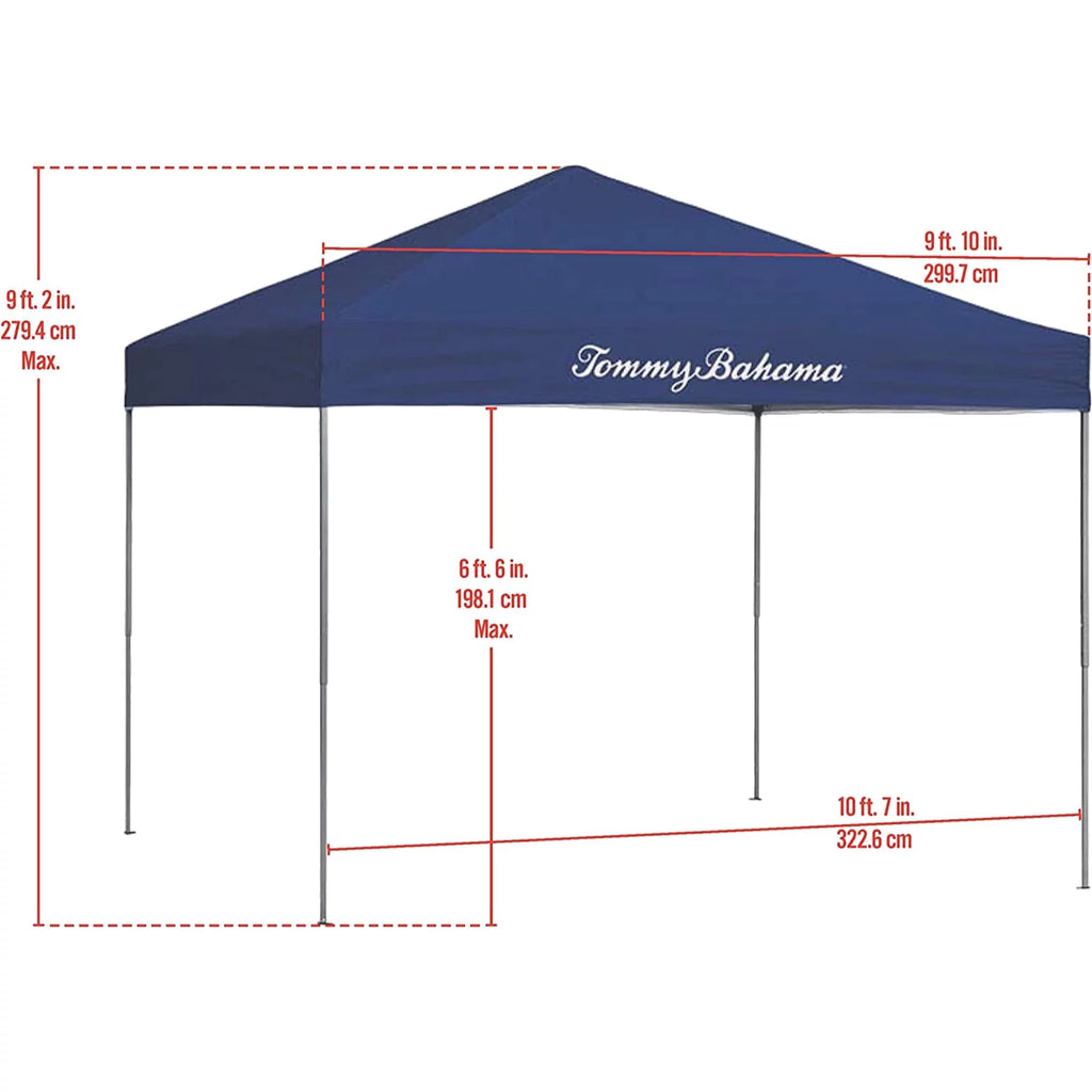 Blue 10 x 10 Feet Pop Up Canopy Tent H820