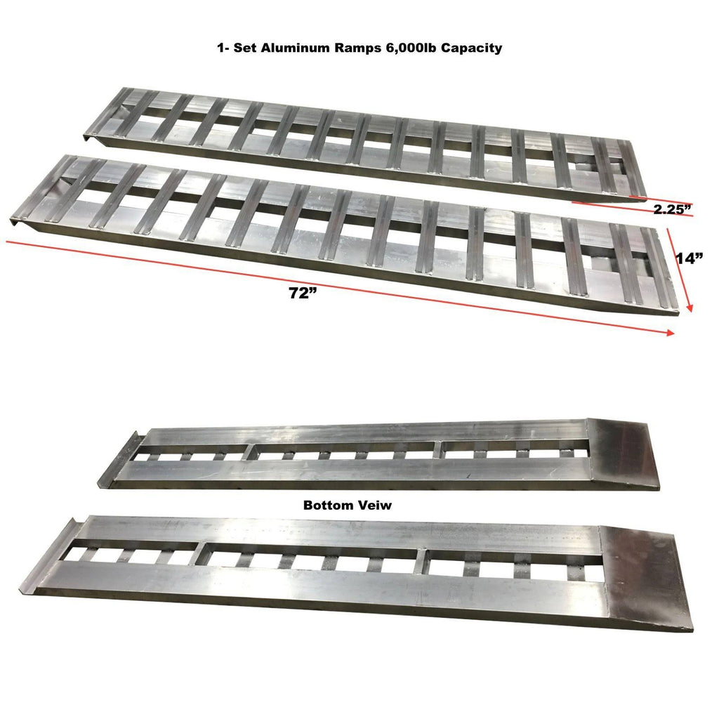 Aluminum Trailer Ramps 6000lb Capacity L4571