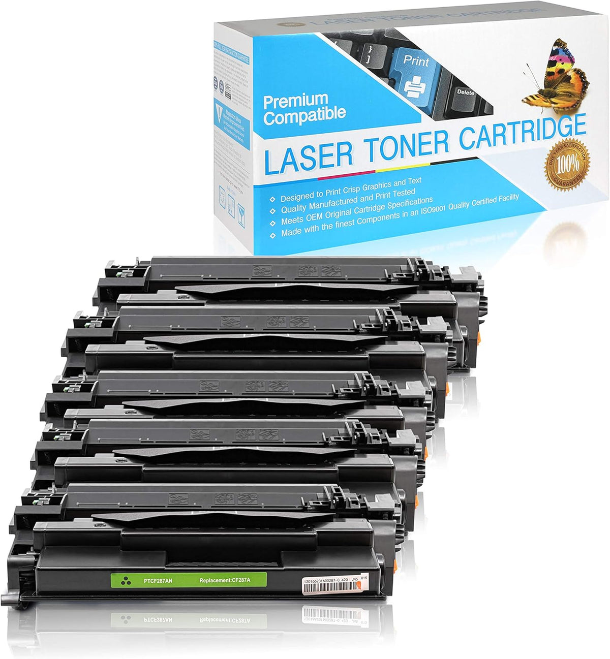 Compatible Toner Cartridge Replacement Black 5 Pack S9946