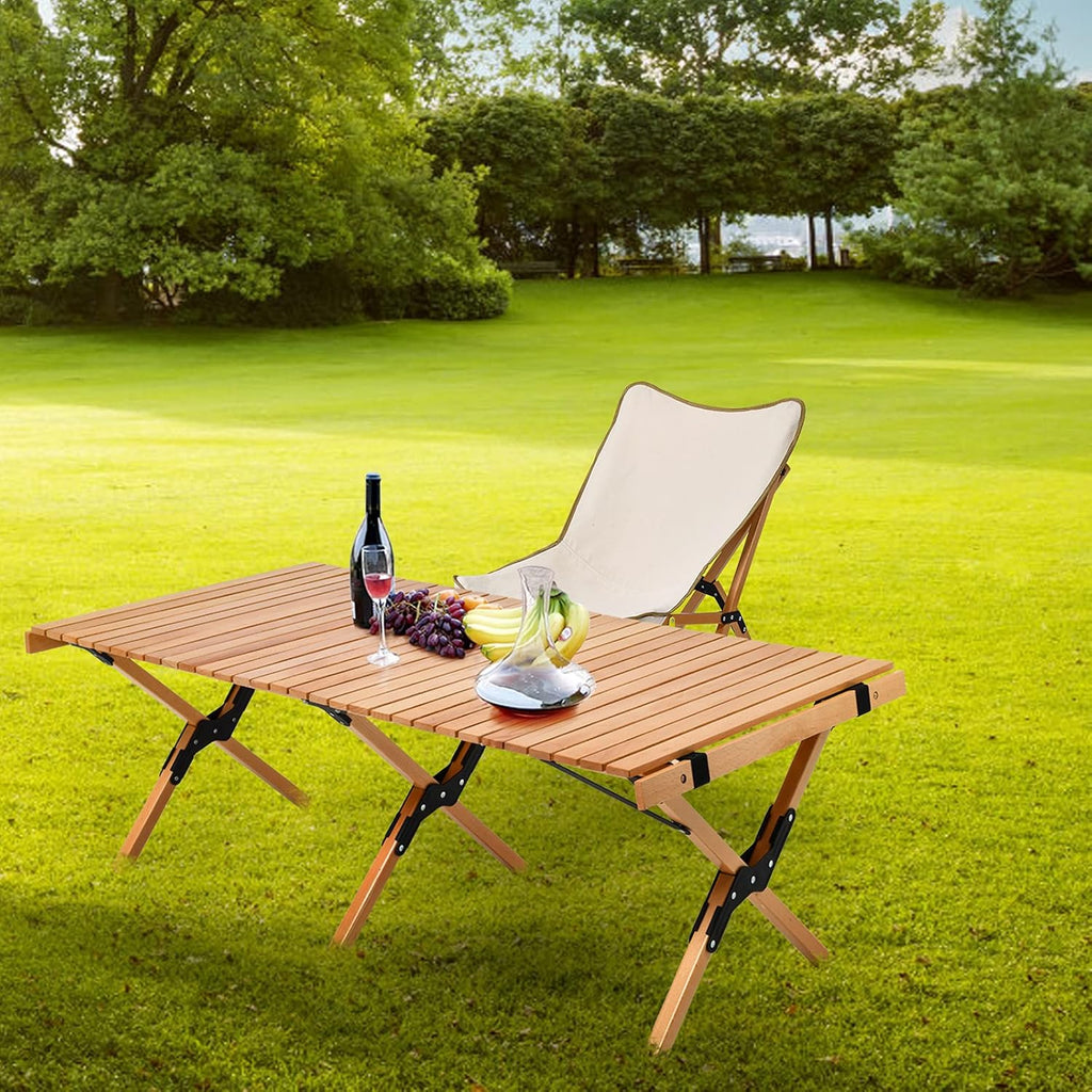 4ft Folding Portable Camping Table with Carry Bag F5990
