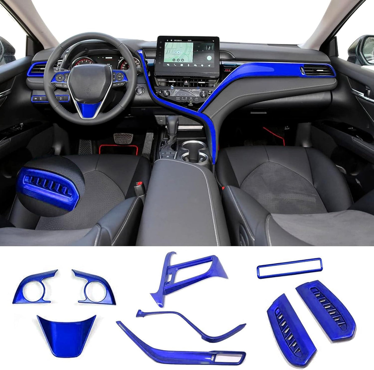 Toyota Camry ABS Interior Trim Air Outlet Cover 10Pcs R149