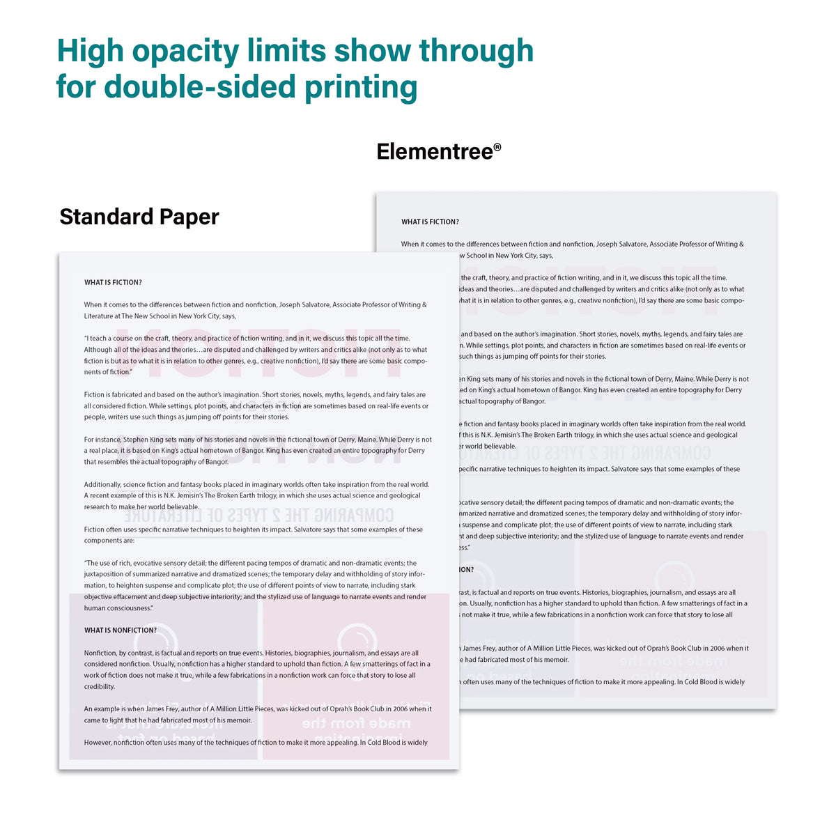 Sustainable Printer Paper, 8.5 x 11, 20 lb, White, 2500 Sheets J390