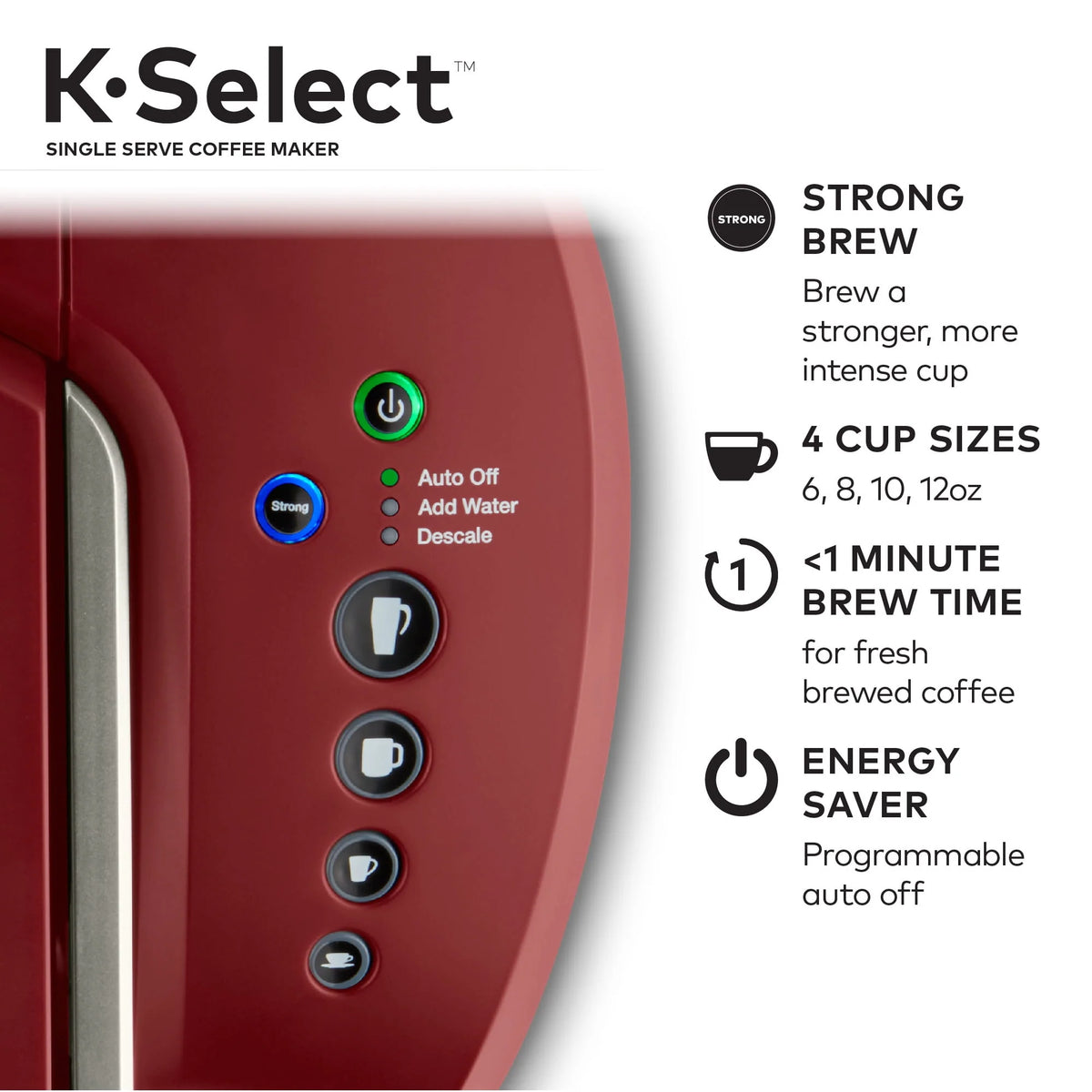 Single-Serve K-Cup Pod Coffee Maker W9209