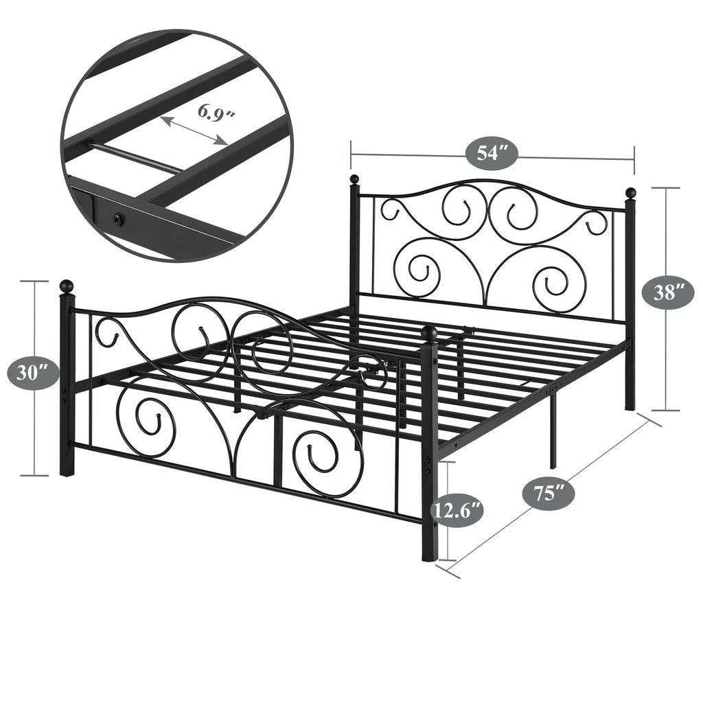3-Piece Bed Frame and 2 Nightstand I342720