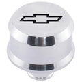 2.5 in. Round Crankcase Breather Cap - Silver G8607
