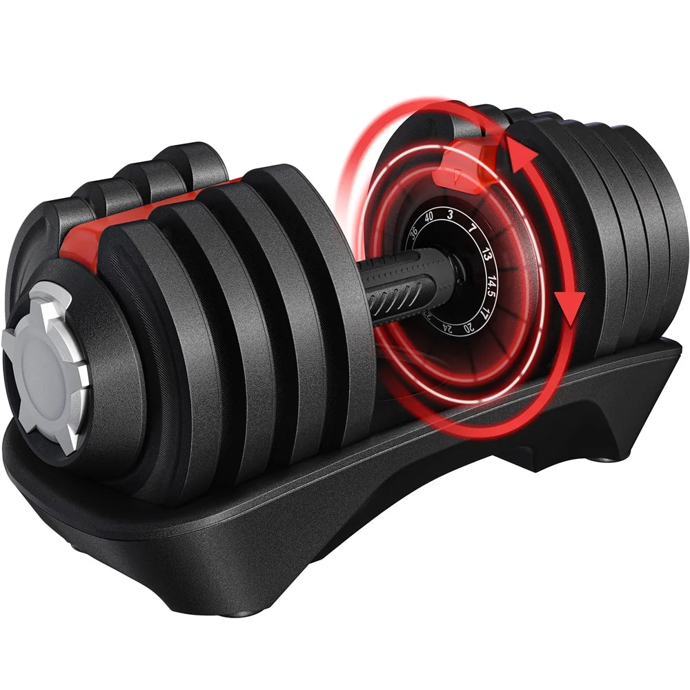 3-40lb 12-in-1 Quick-adjust Dumbbell Weights T61795