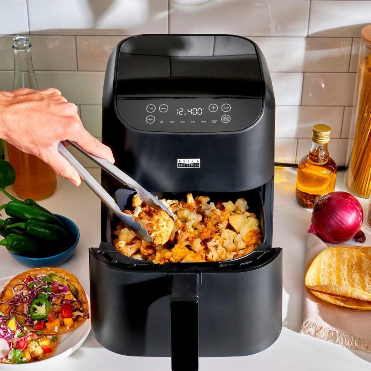 6-qt. Digital Air Fryer Black T1063