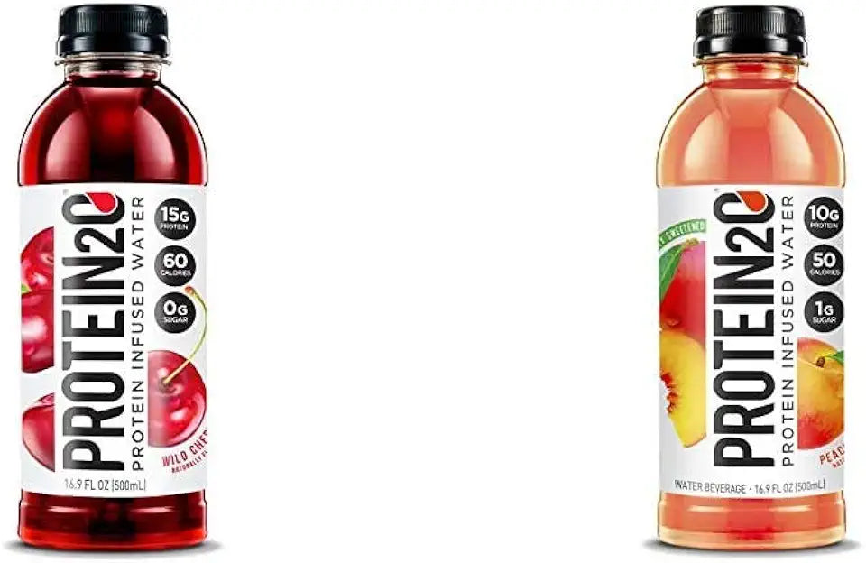 Whey Protein Isolate Infused Water 12 Pack Wild Cherry Peach Mango F195301