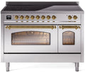 48 Induction Range with Electric Oven in Stainless Steel J78832