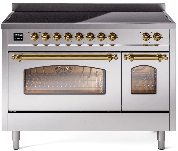 48 Induction Range with Electric Oven in Stainless Steel J78832