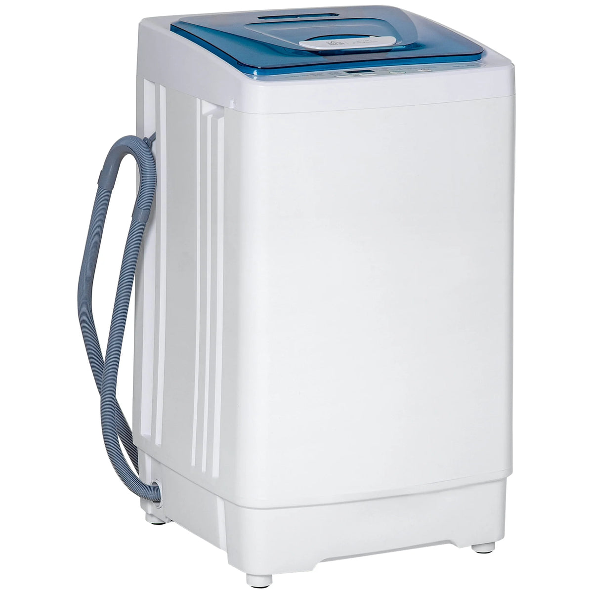 2-In-1 Portable Washing Machine and Spin Dryer, 1.38Cu.Ft, 8 Programs, White D873