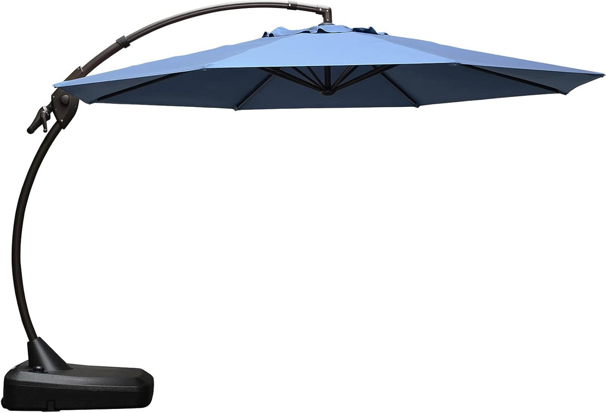 12 FT Aluminum Offset Cantilever Umbrella with Base G317425