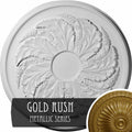 Hand-Painted Gold Ceiling Medallion L498067