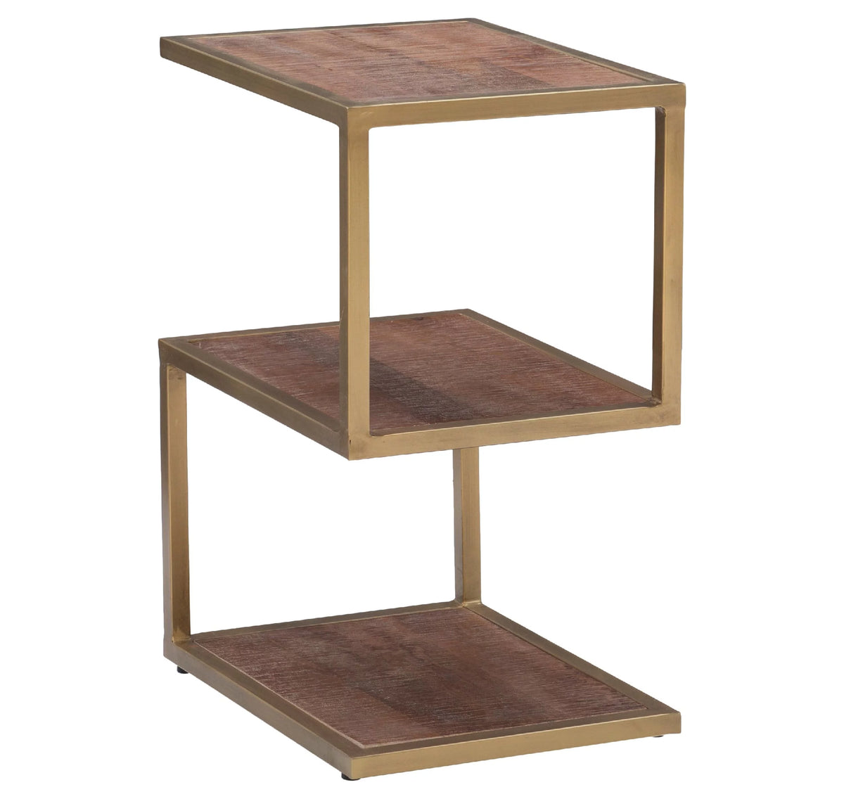 3-Tier Metal Accent Side Table U8027