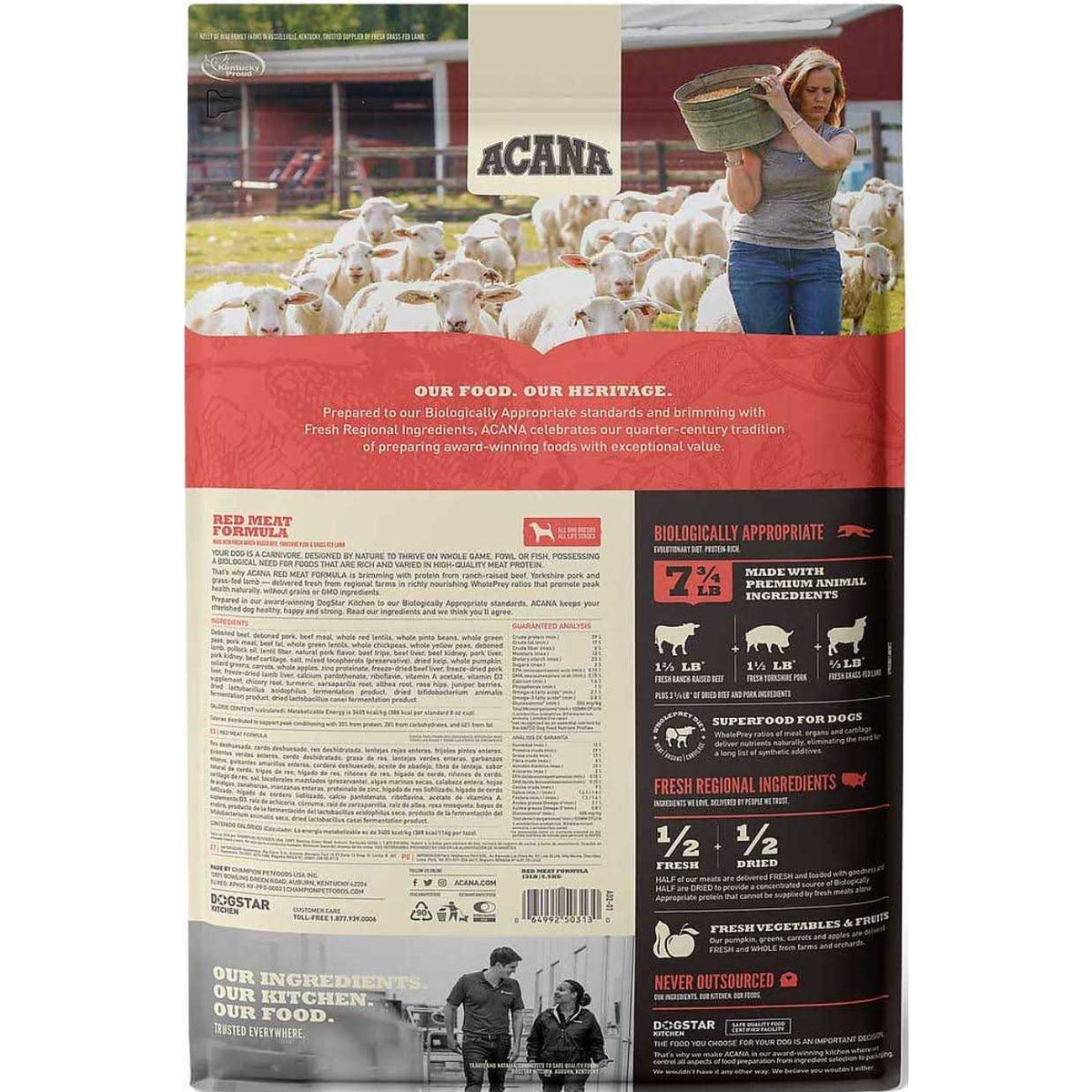 Red Meat Dry Dog Food K5011
