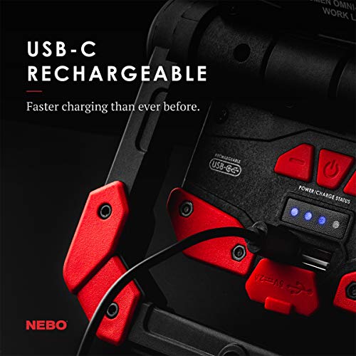 2000 Lumen Rechargeable Magnetic COB LED Work Light E8008