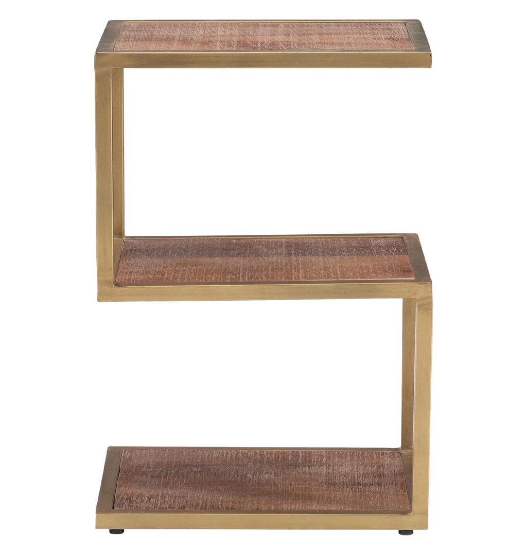 3-Tier Metal Accent Side Table U8027