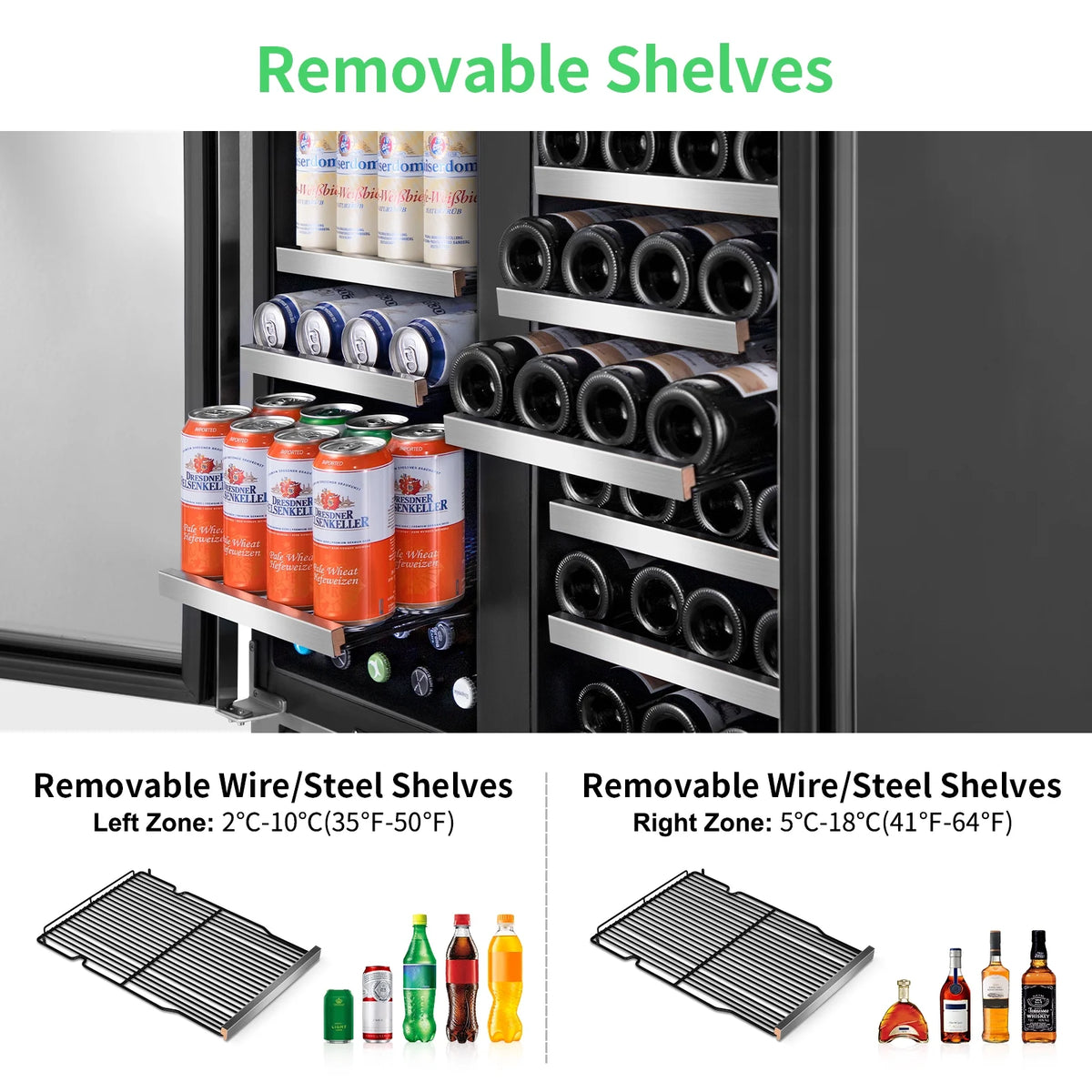 30 Inch Dual Zone Wine and Beverage Refrigerator S2330