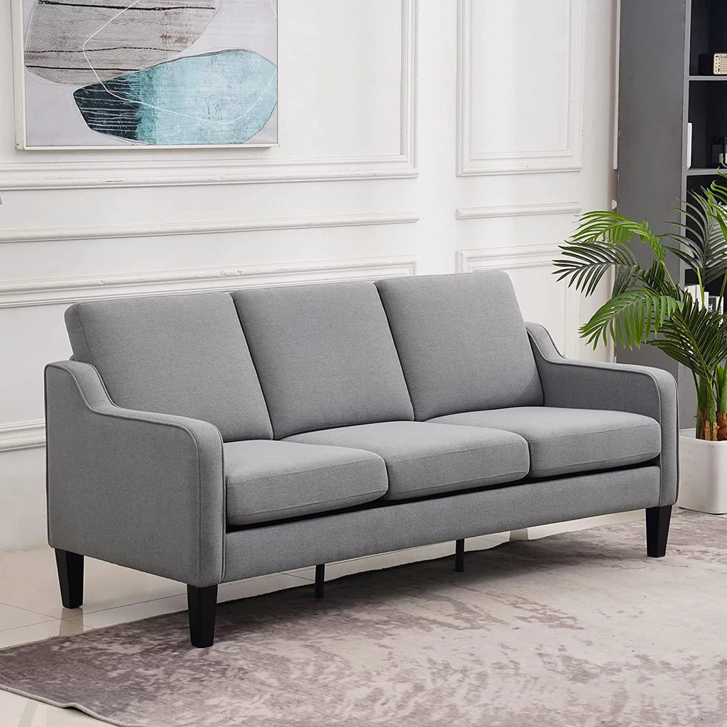 71" Mid-Century Modern 3 Seater Sofa L914114