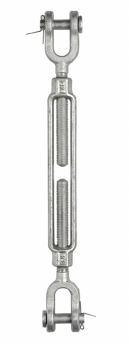 8 Turnbuckle Jaw & Jaw Galv 7/8 x 12 in Q85116