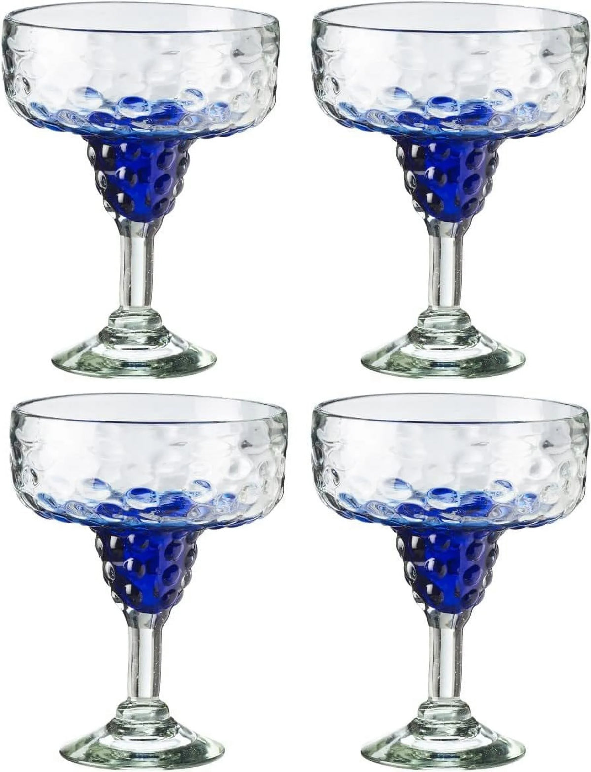 Handmade Mexican Recycled 15 Ounce Set of 4 K234938