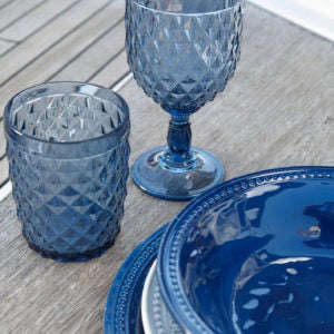 Deep Plate Blue Set 6 pcs L40500