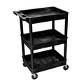 Black 3 Shelf Utility Cart Y96367