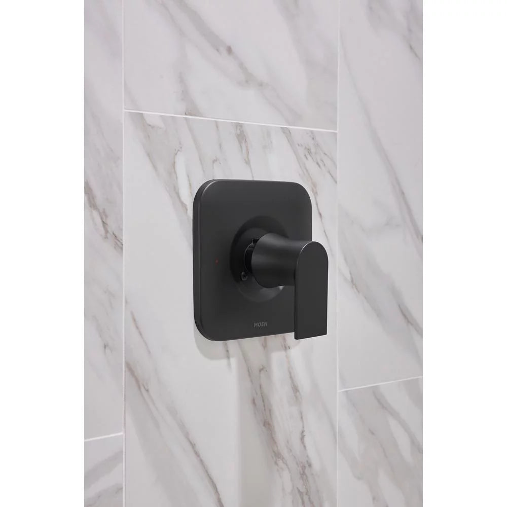 1-Handle Matte Black Tub and Shower Faucet Q90761