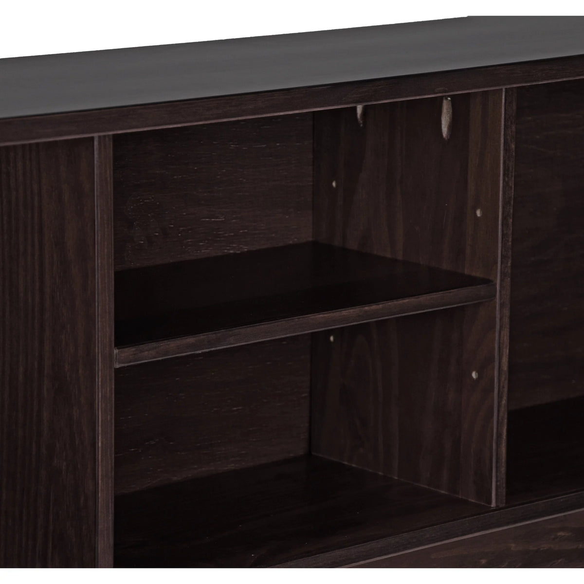 Solid Wood Full Size Bookcase Headboard T83804