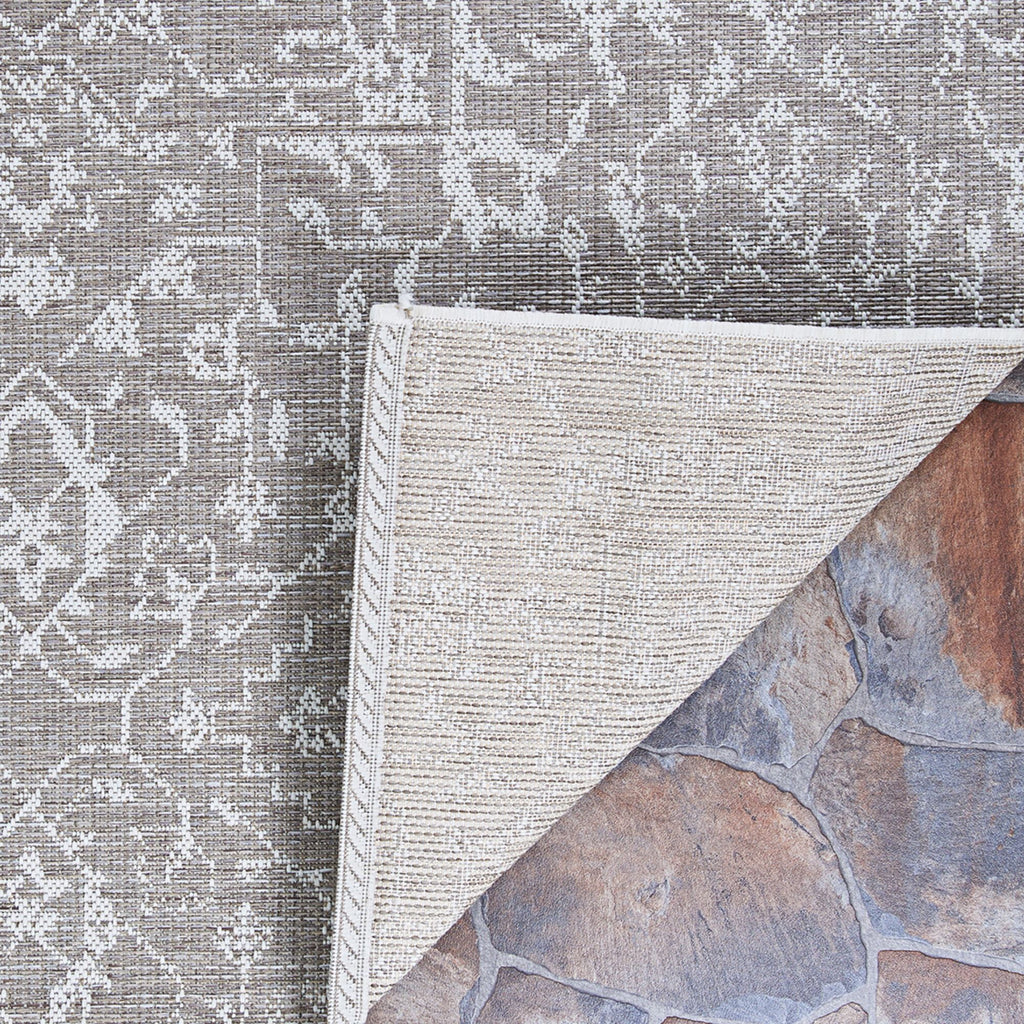 Mushroom-Ivory Indoor/Outdoor Area Rug 5'10" x 9'2" O685917