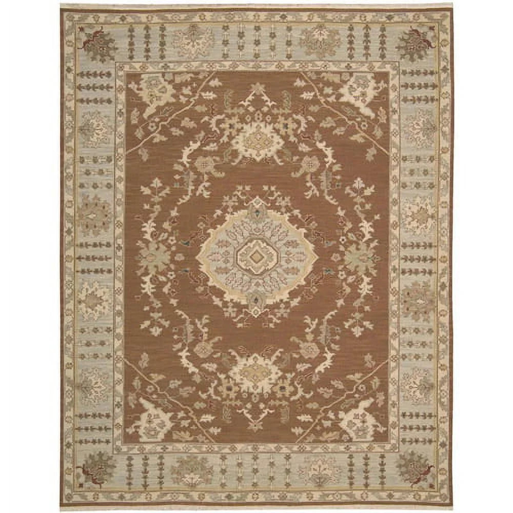 Brown Rectangle Area Rug L22238
