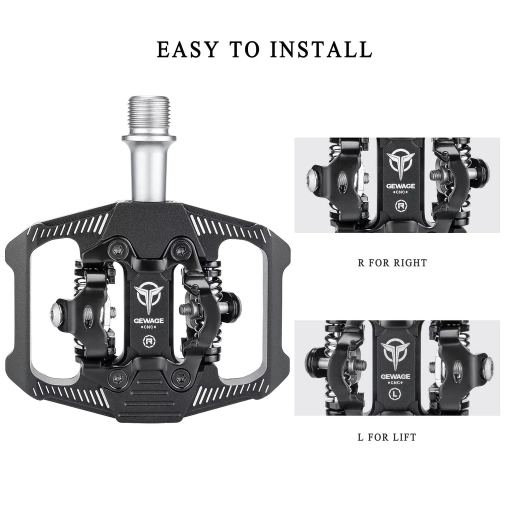 SPD Clipless Bike Pedals 9/16” R602