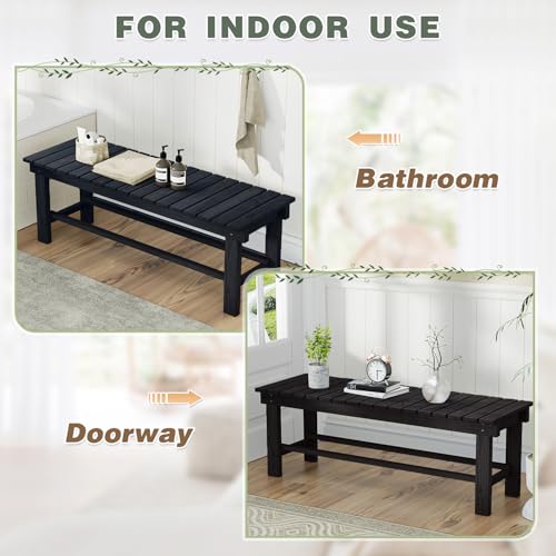 2-Person Wood Outdoor Bench A503