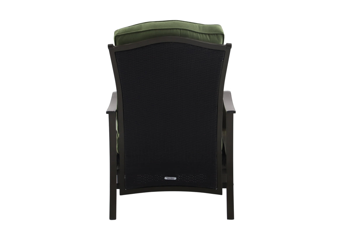 Steel Outdoor Recliner with Cushions M39520