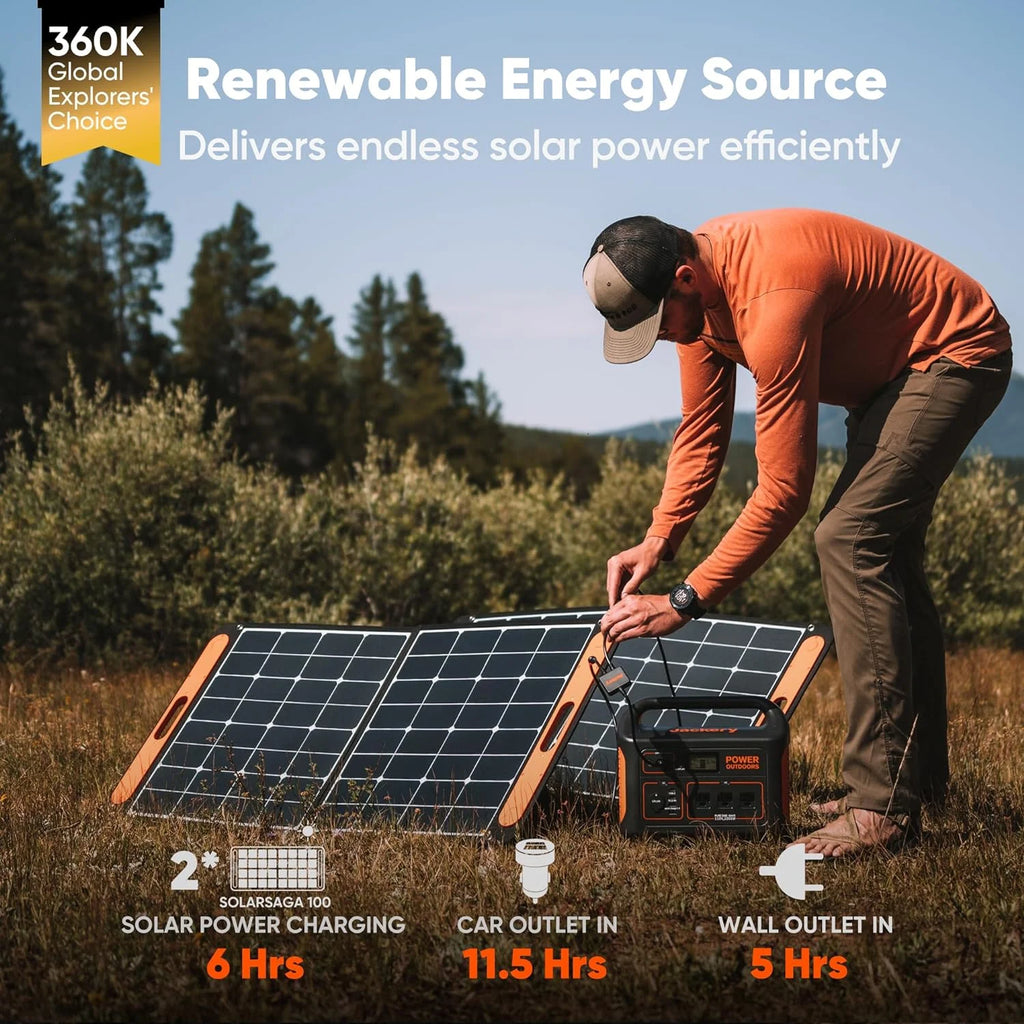 1002Wh Portable Power Station with 100W Solar Panels G255