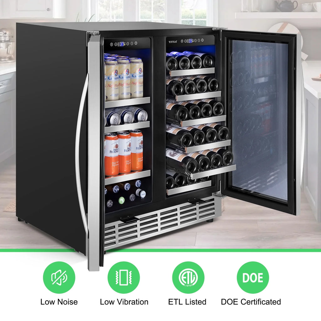 30 Inch Dual Zone Wine and Beverage Refrigerator S2330