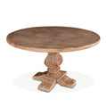 48-Inch Round Mango Wood Dining Table D458