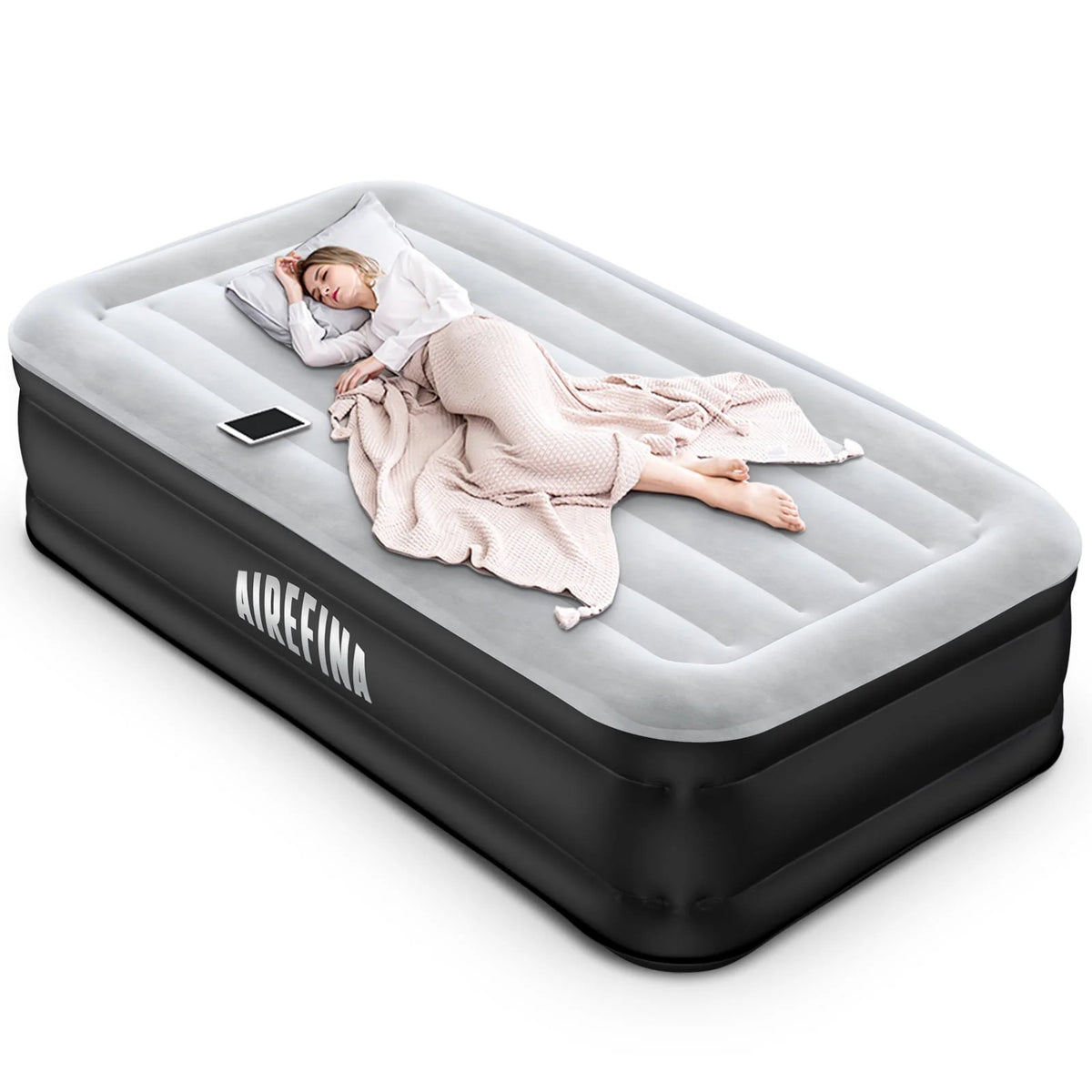 Full Size Air Mattress with Built-in Pump C8557