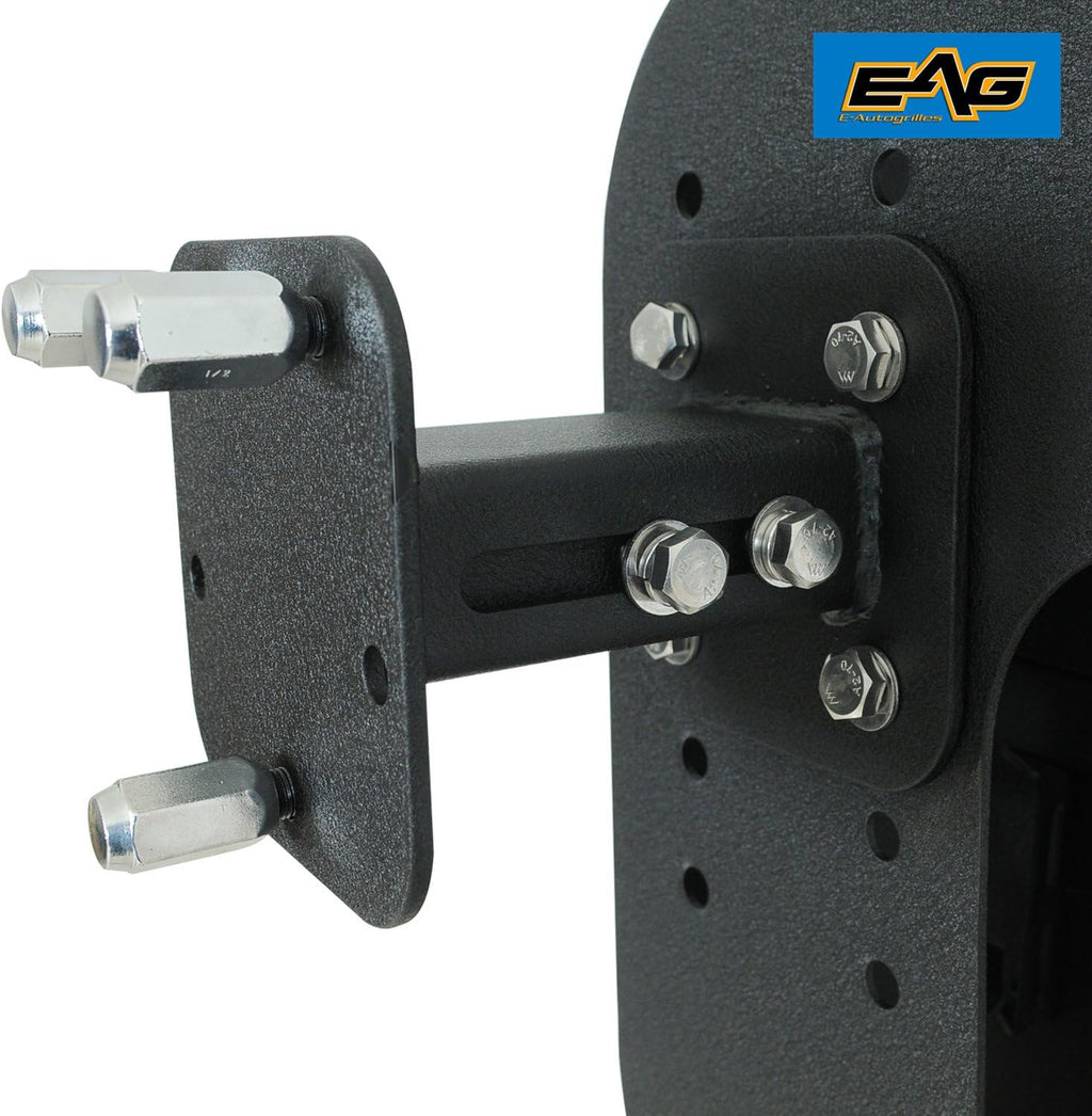Tire Carrier on Door Hinge with Adjustable Tire Mount F5025