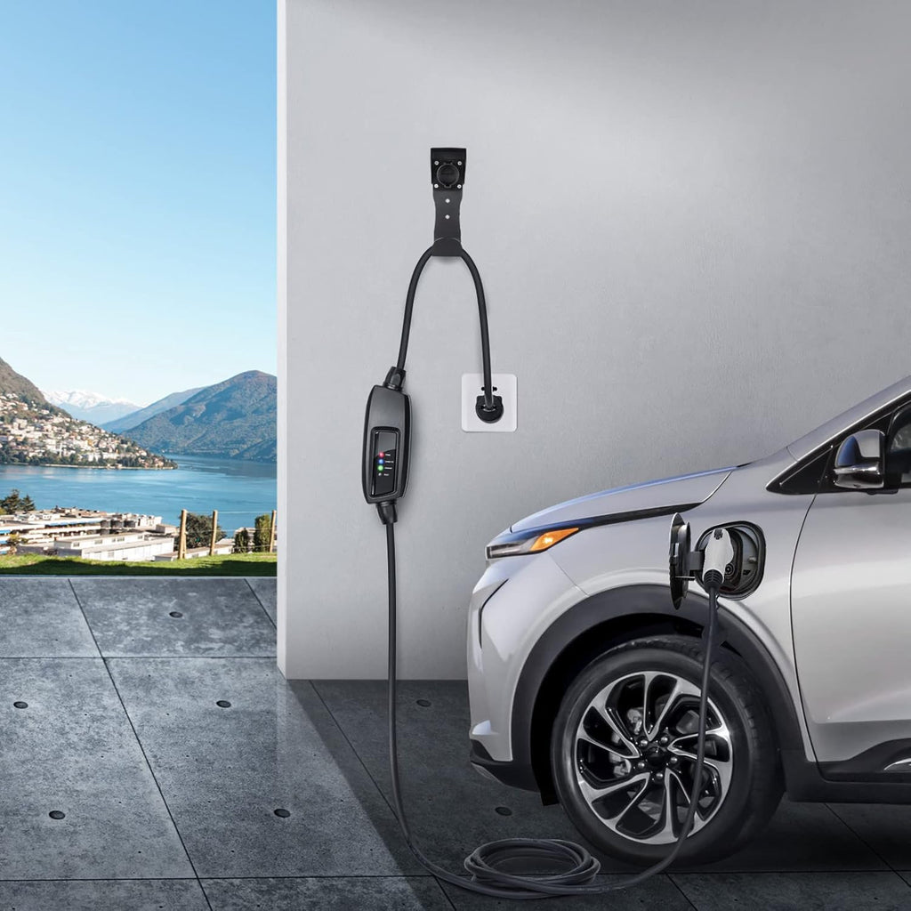 Level 1-2 EV Charger, 16Amp 25 Feet Portable Electric Vehicle Charger Y5608