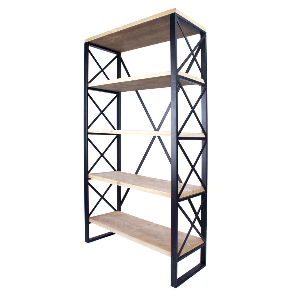 5 Shelf Standard Bookcase V80872