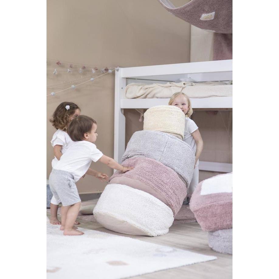 Pearl Grey Pouffe P707