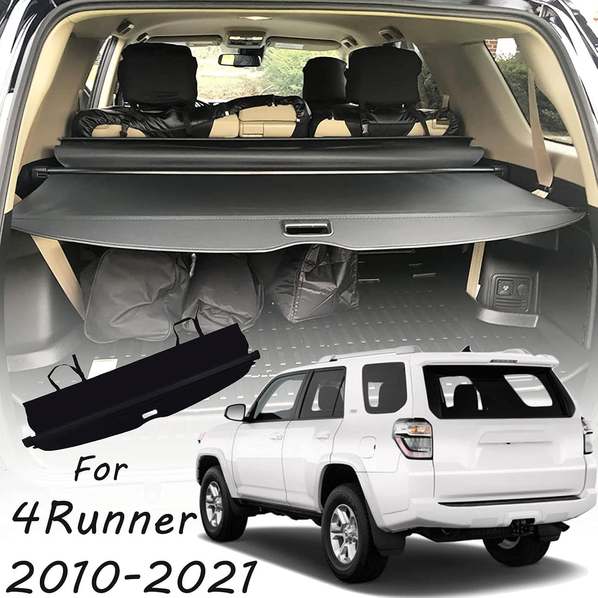 Black Retractable Cargo Cover H59899