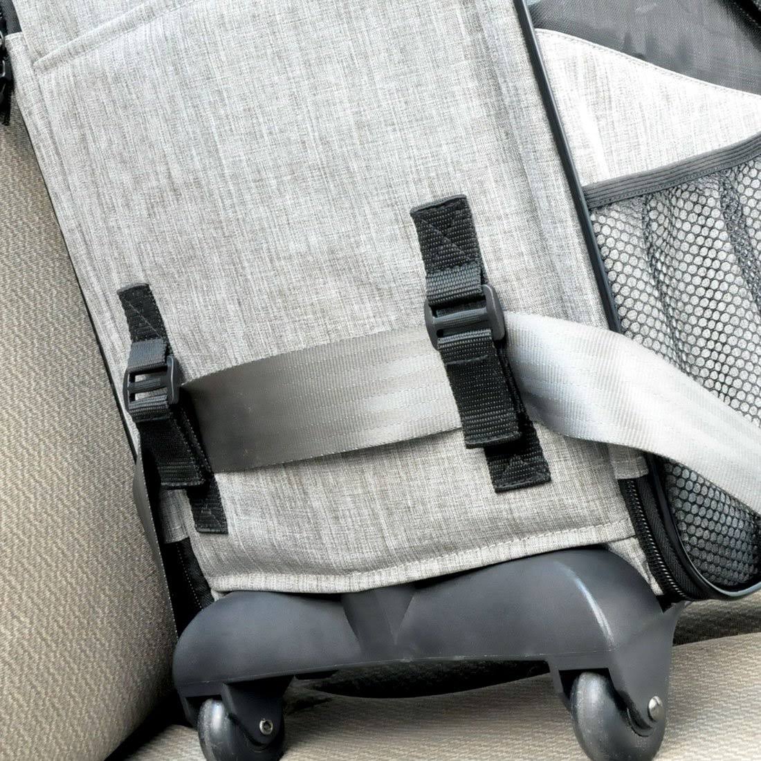 Rolling Pet Carrier Grey U877
