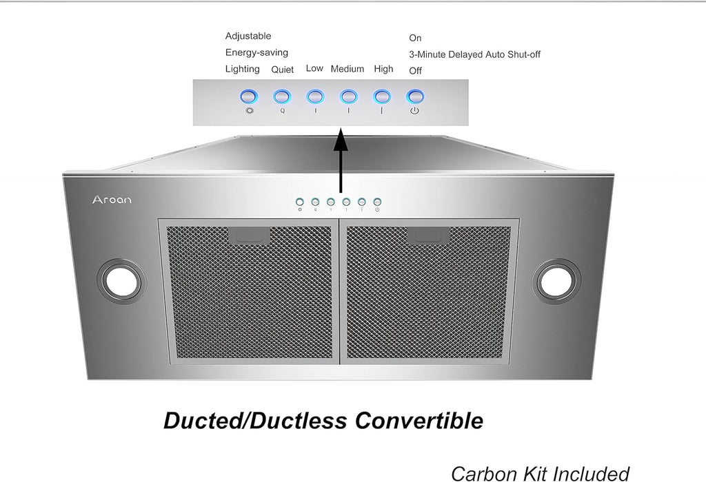 30 Stainless Steel Built-in Range Hood Y1185