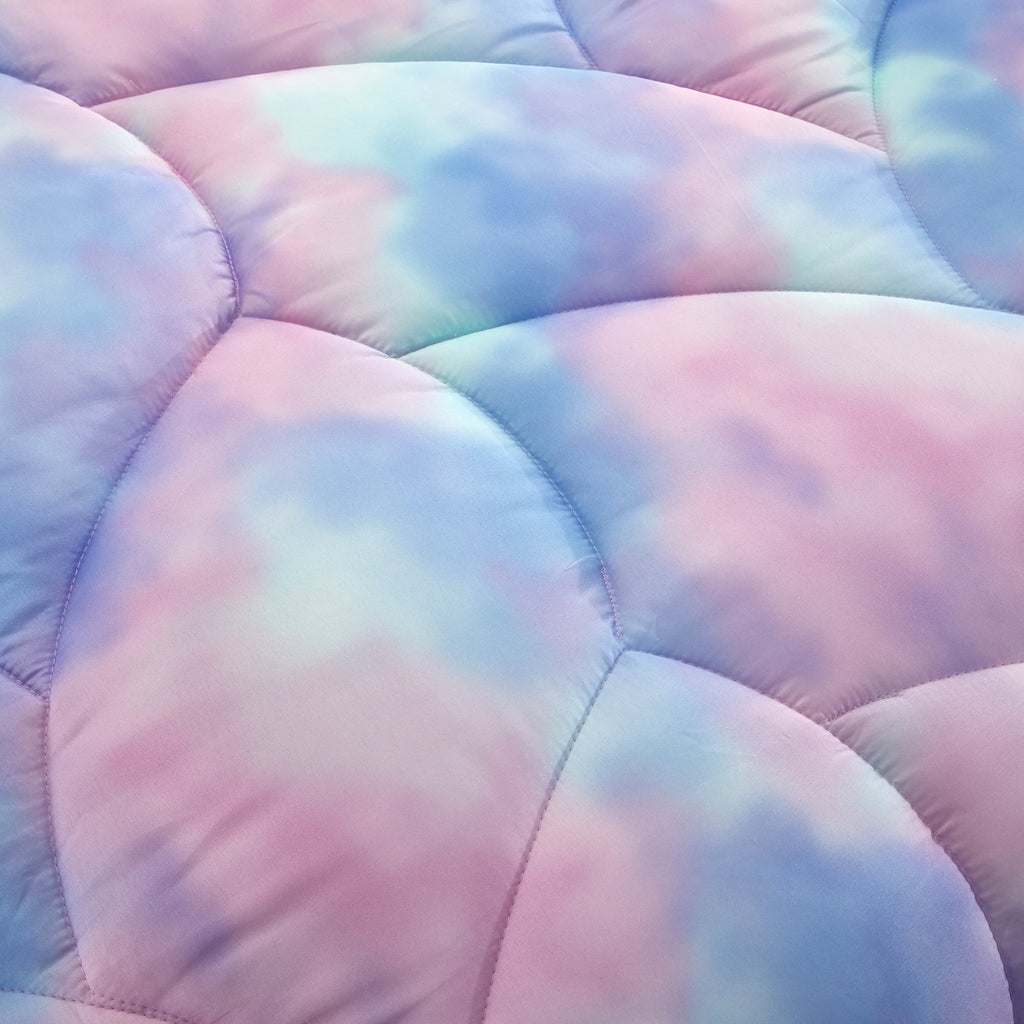 Pink Purple Ombre Polyester Twin Comforter Set S93867