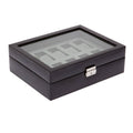 Black 10 Piece Watch Box F74222