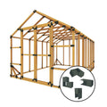 10 ft. W x 16 ft. D Storage Shed Kit Z950