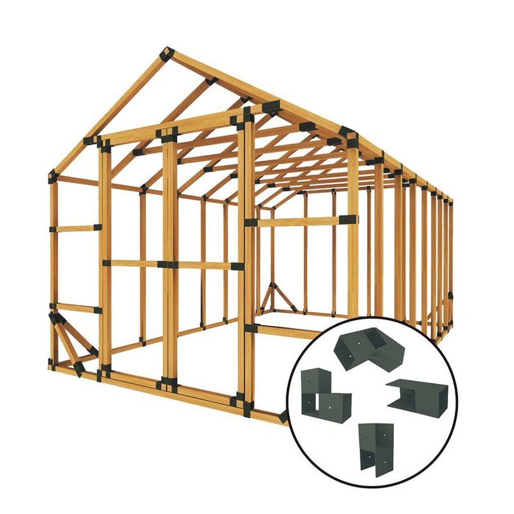 10 ft. W x 16 ft. D Storage Shed Kit Z950
